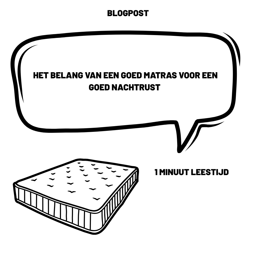 Het belang van een goede matras voor een goede nachtrust