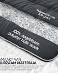 Lazy dekbed - Zwart - OUTLET