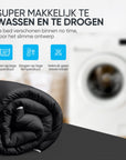Lazy dekbed - Zwart - OUTLET