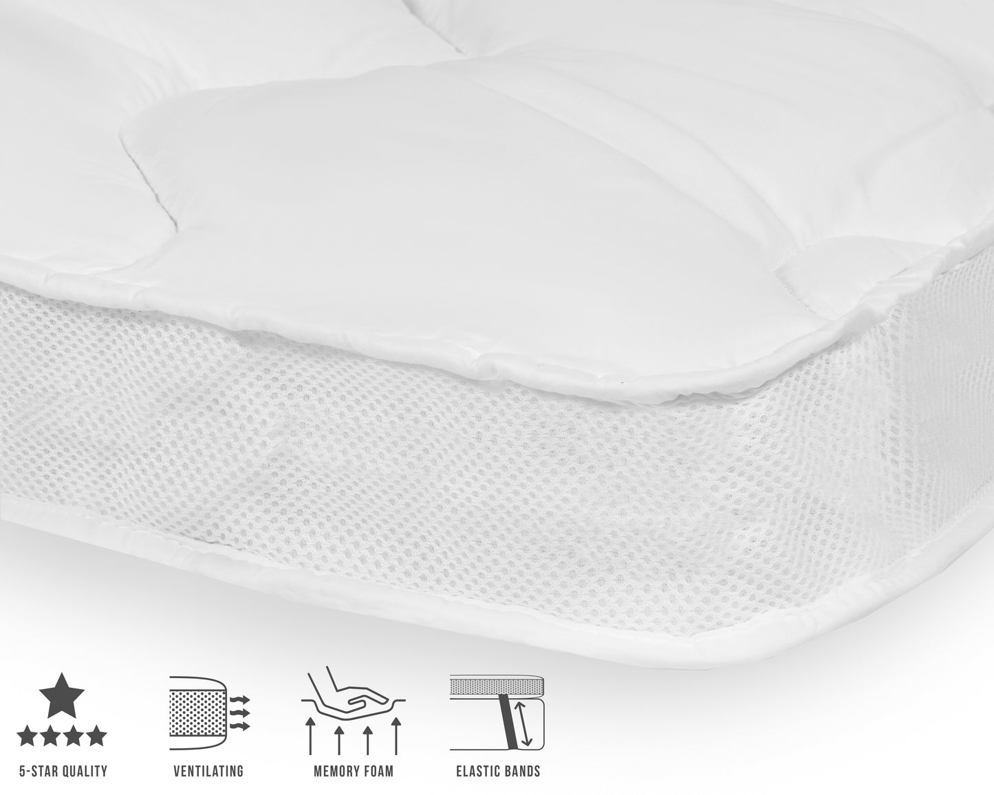 3D AIR Hotel Traagschuim Oplegmatras