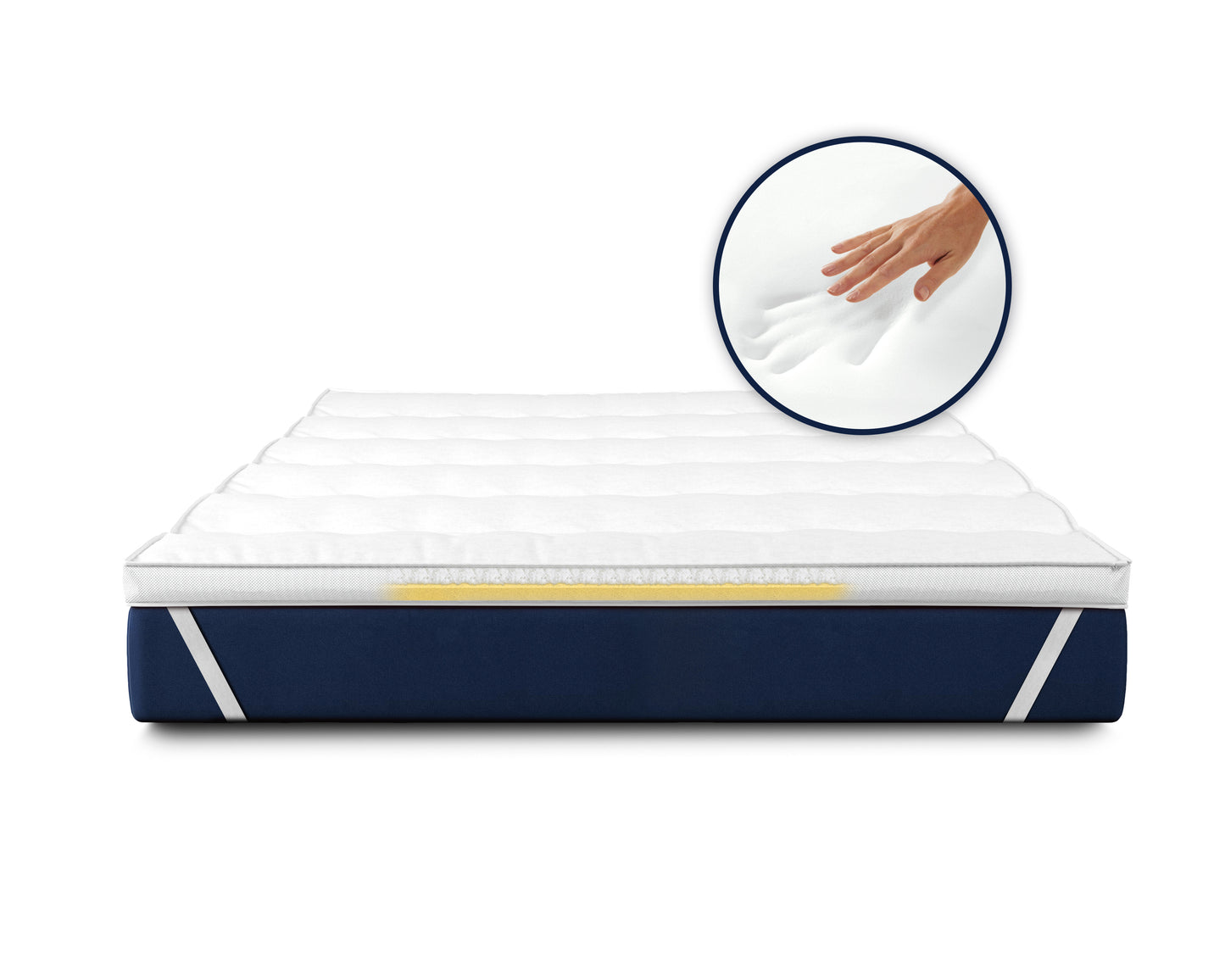 3D AIR Hotel Traagschuim Oplegmatras