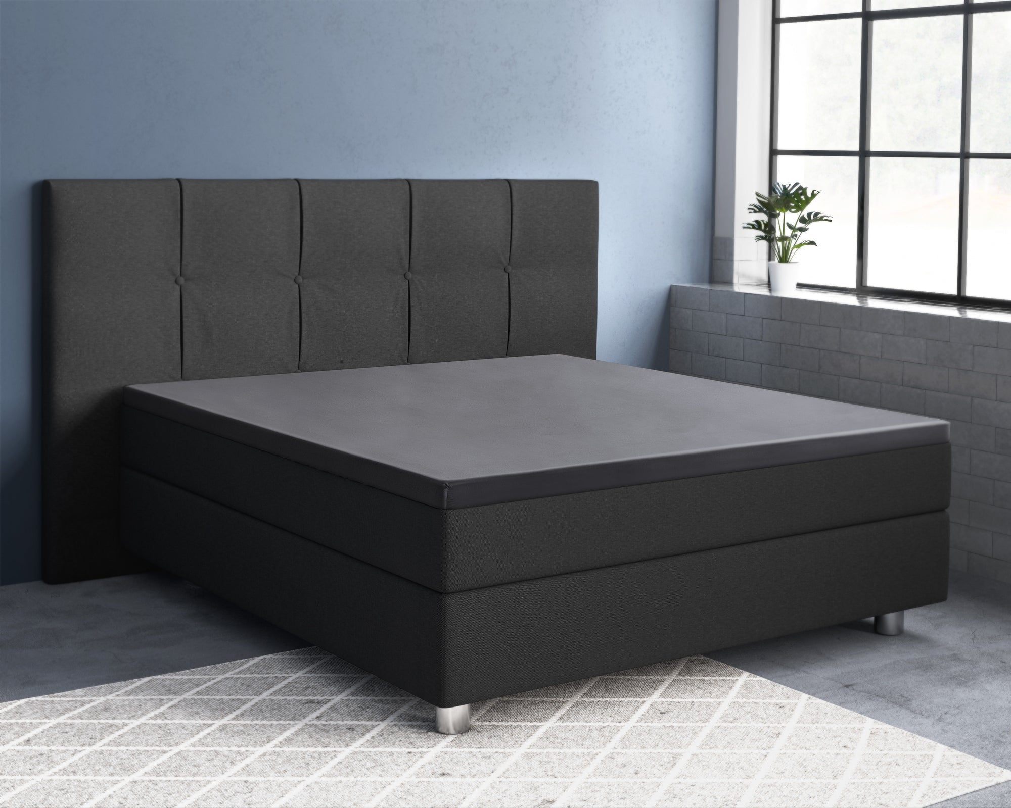 Topper hoeslaken - Katoen/Satijn