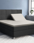 Split topper fitted sheet - Satin