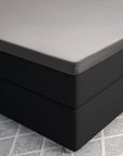 Split topper fitted sheet - Satin