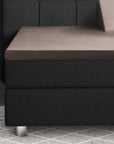 Split topper fitted sheet - Satin
