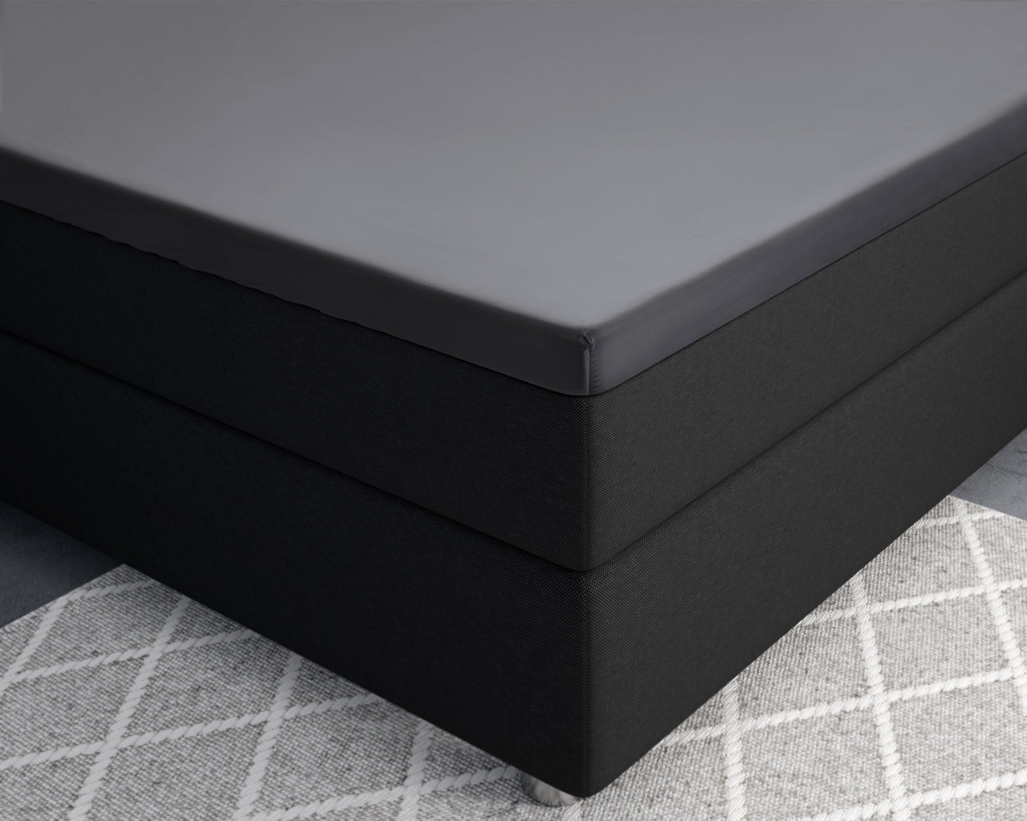 Splittopper hoeslaken - Satijn