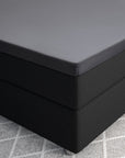 Split topper fitted sheet - Satin
