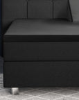 Split topper fitted sheet - Satin