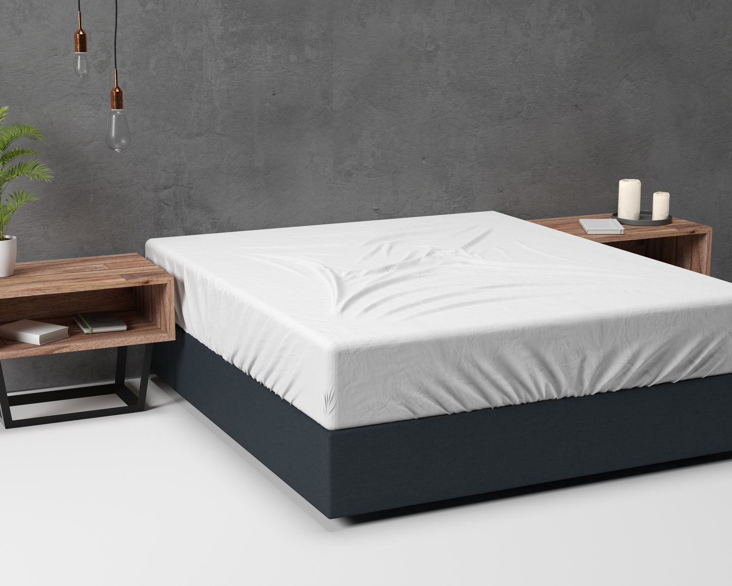 Matras hoeslaken - flanel basic