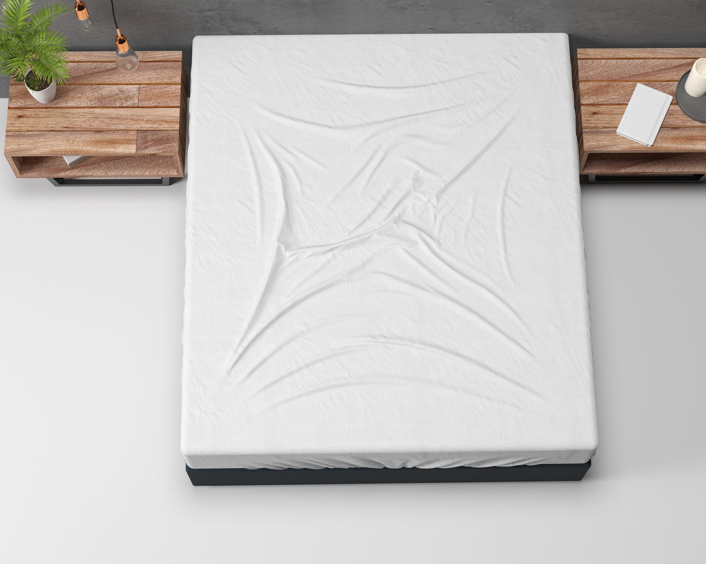 Matras hoeslaken - flanel basic