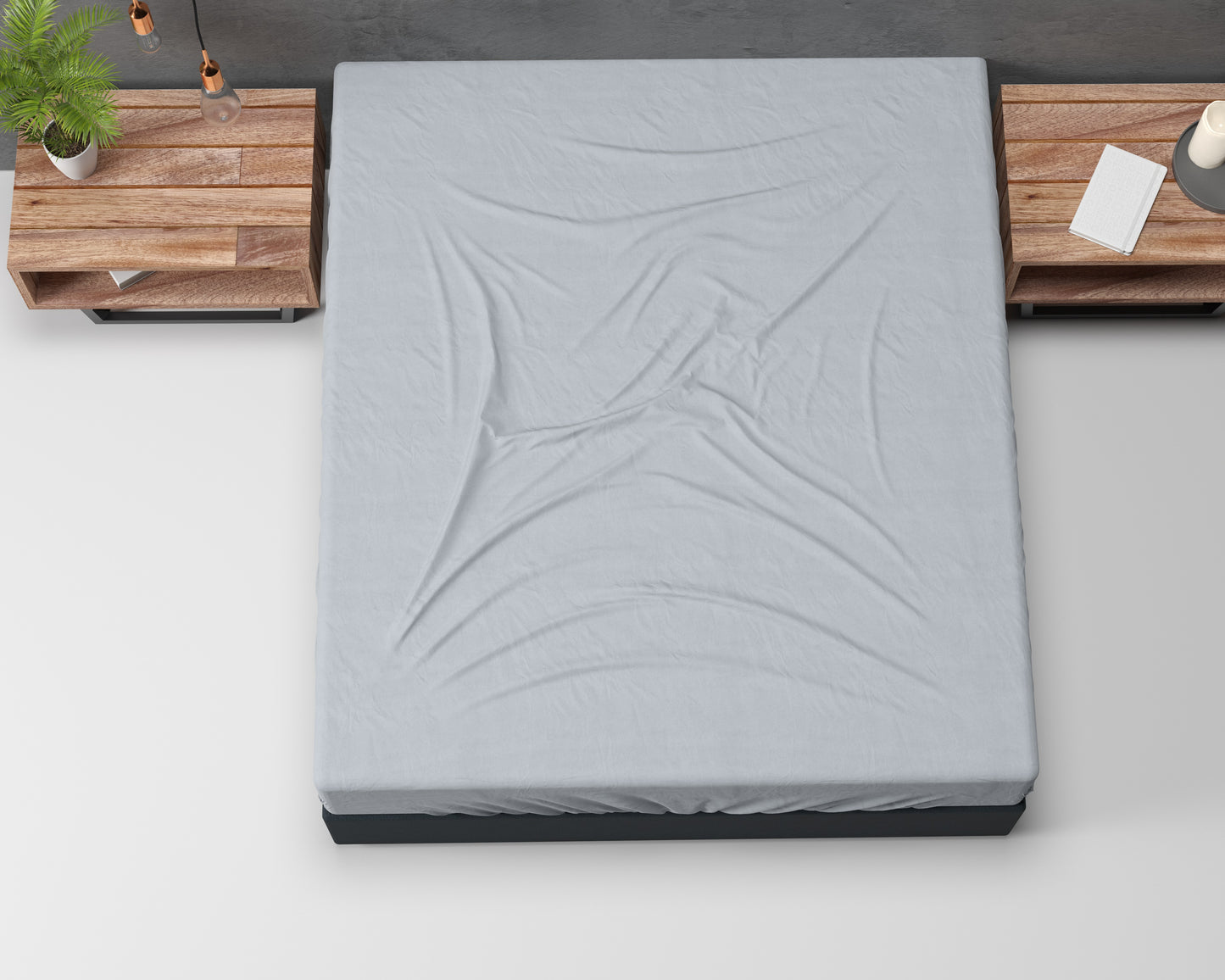 Matras hoeslaken - flanel basic