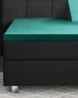 Split topper fitted sheet - Satin
