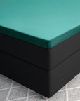 Split topper fitted sheet - Satin