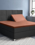 Split topper fitted sheet - Satin