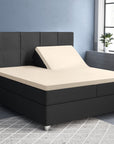 Split topper fitted sheet - Satin