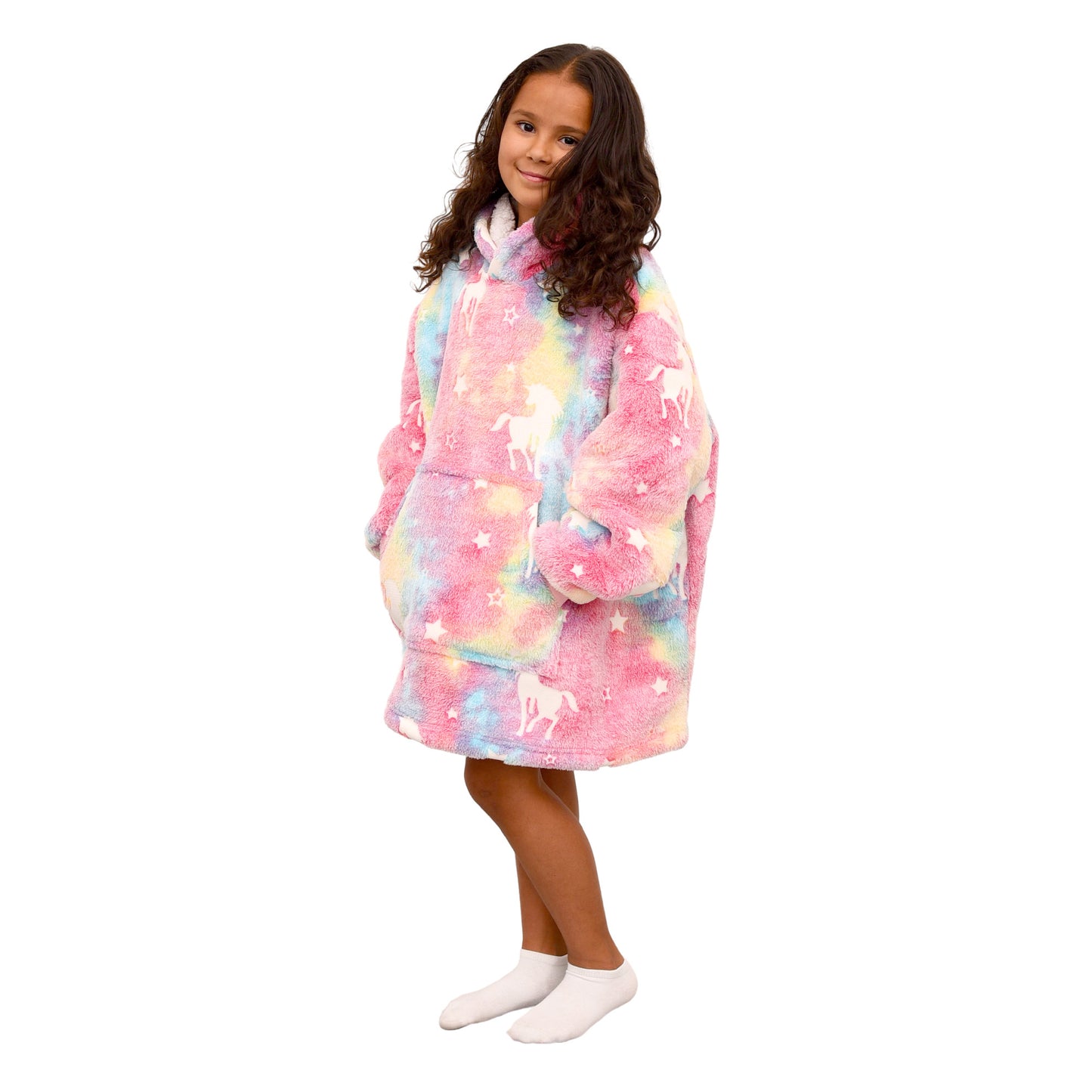 Glow In The Dark Hoodie - Unicorn