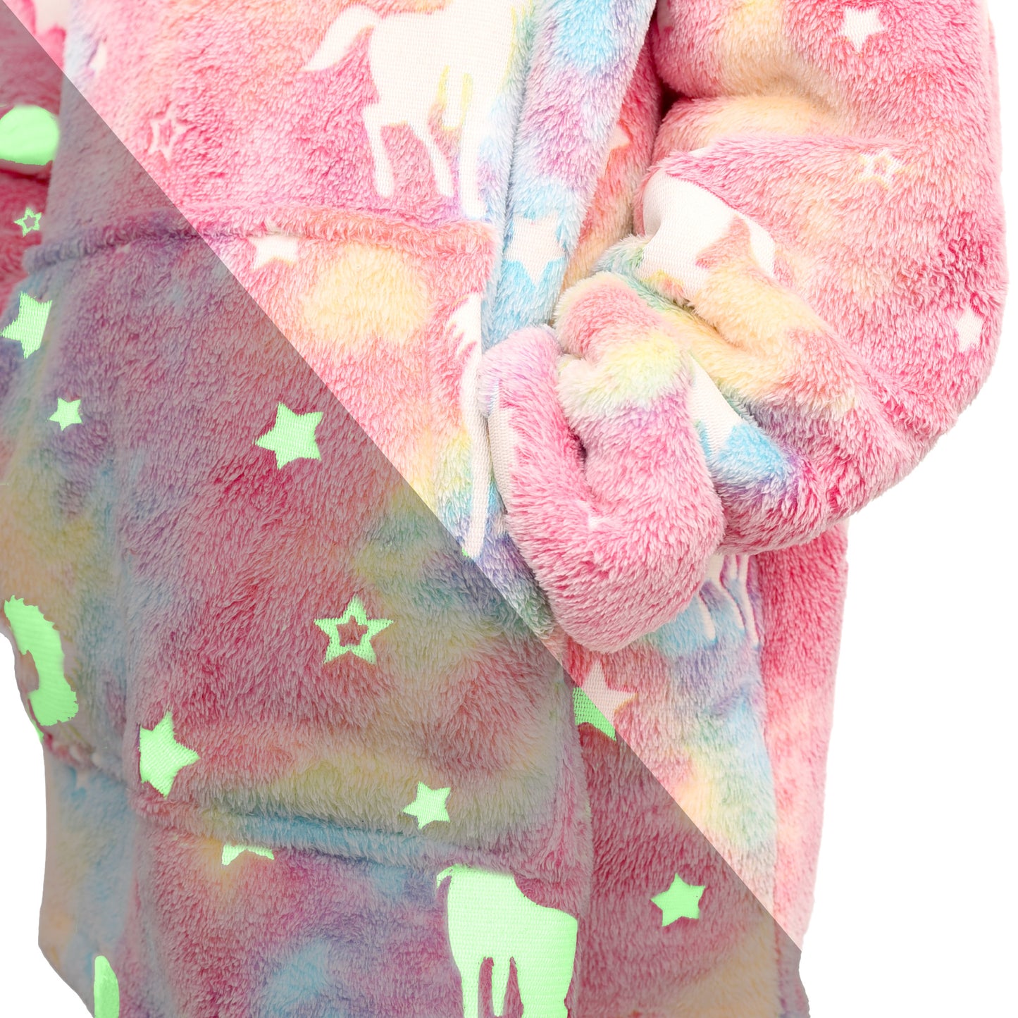Glow In The Dark Hoodie - Unicorn
