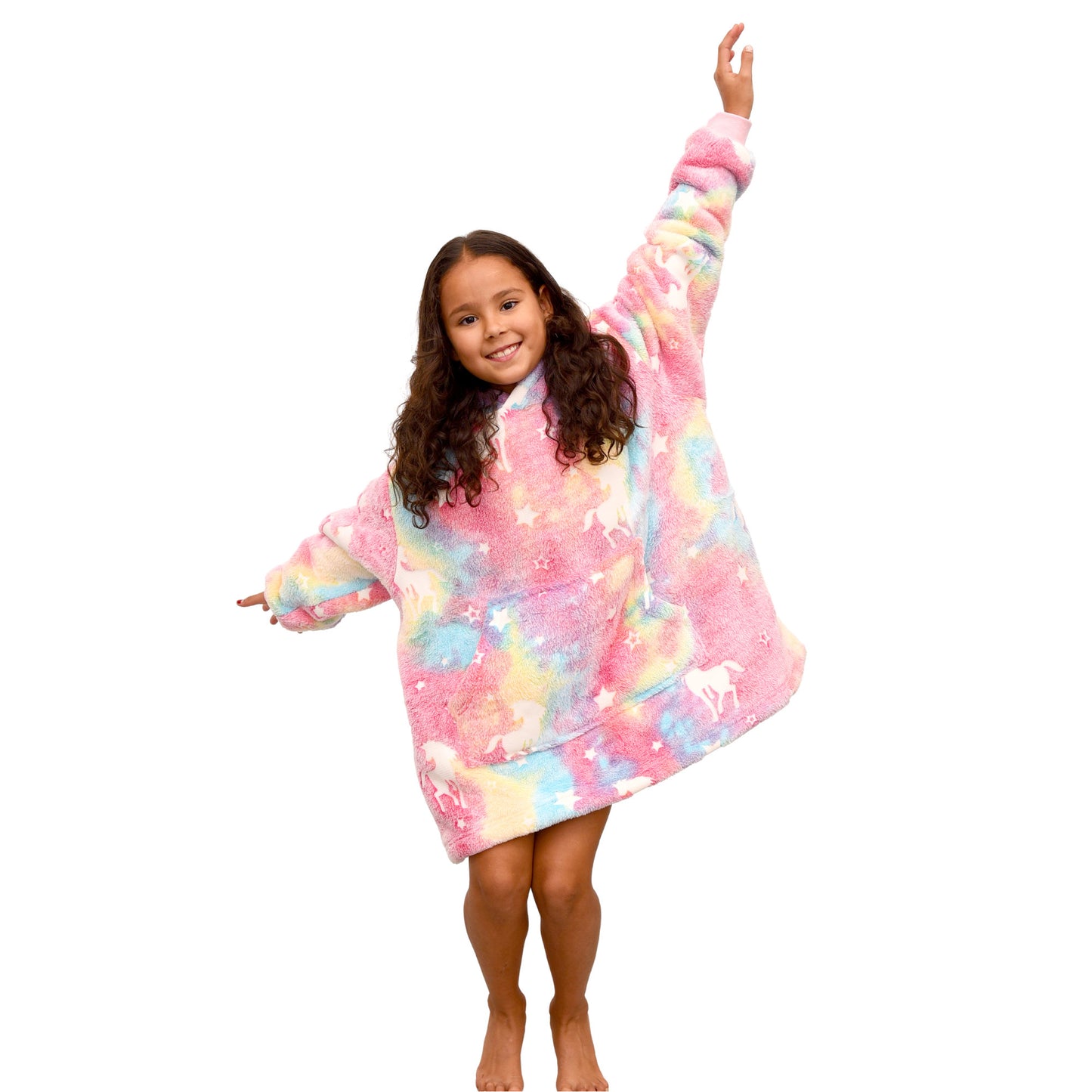 Glow In The Dark Hoodie - Unicorn