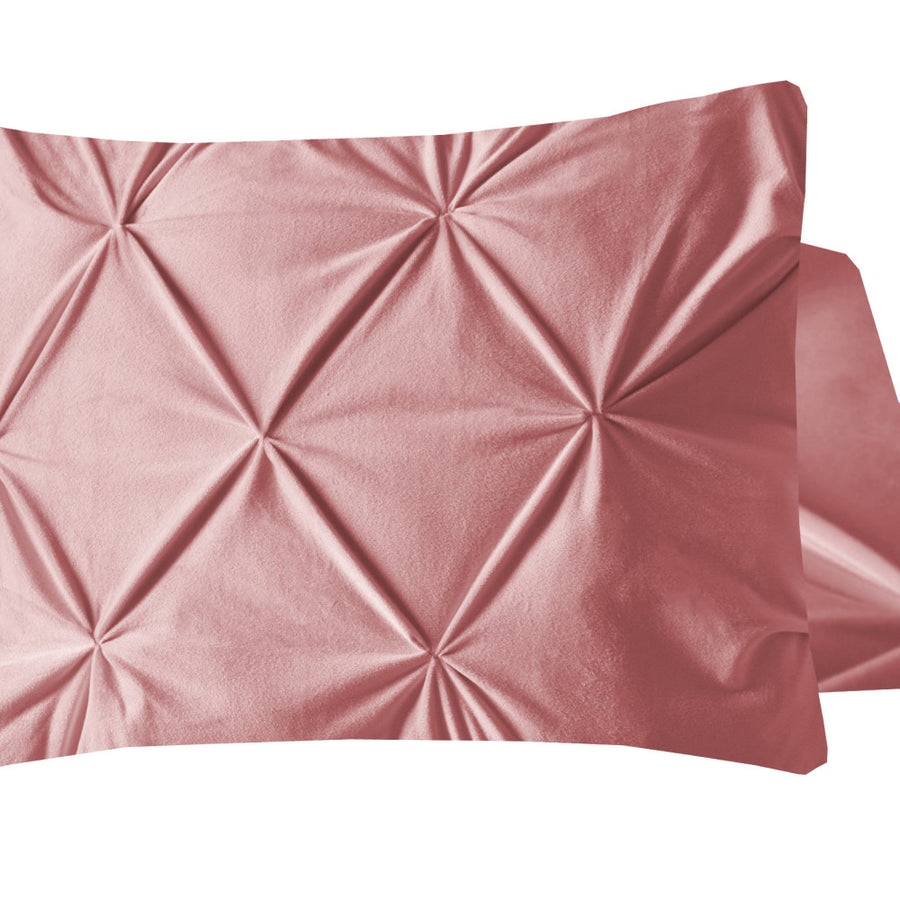 Velvet Pintuck 2pack kussenslopen Roze 60 x 70
