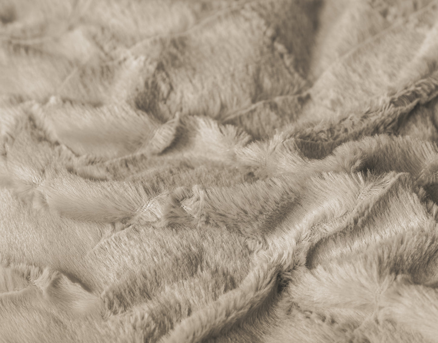 Dekbedovertrek Faux fur check