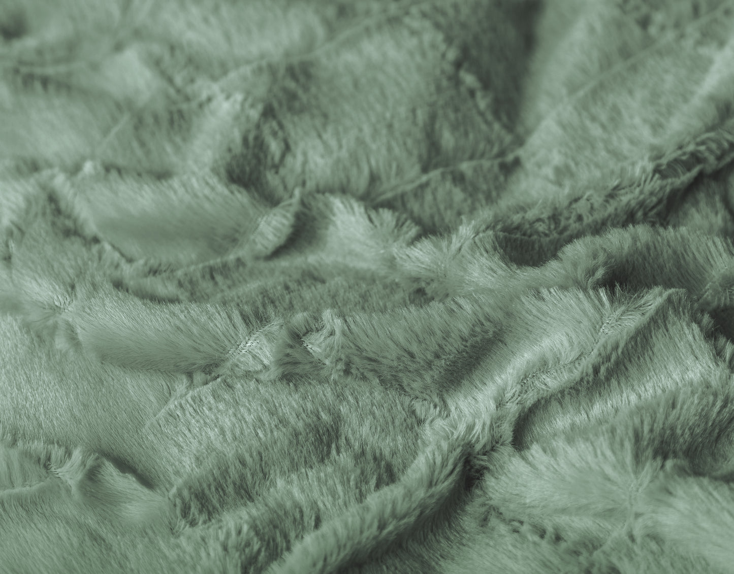 Dekbedovertrek Faux fur check