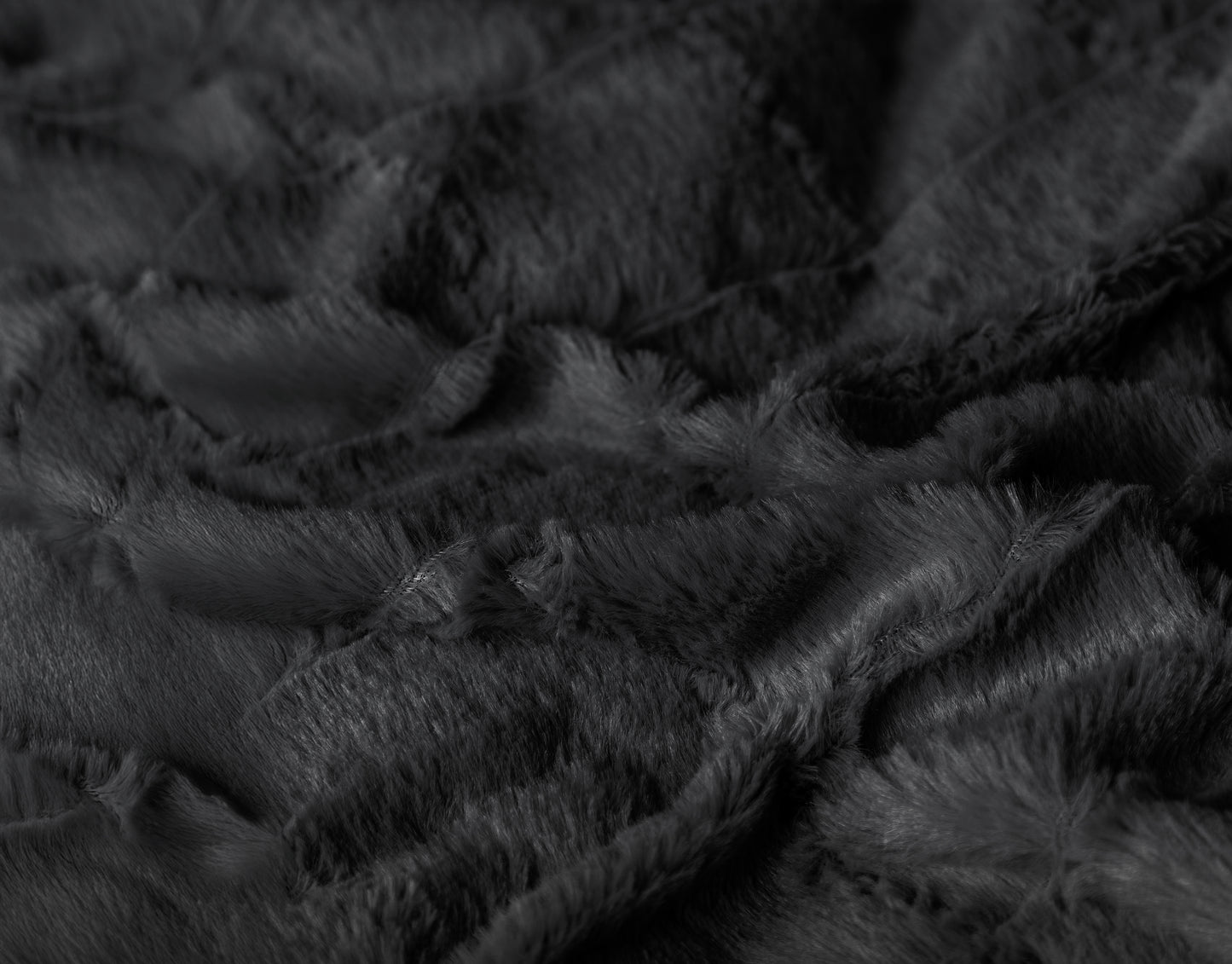 Dekbedovertrek Faux fur check