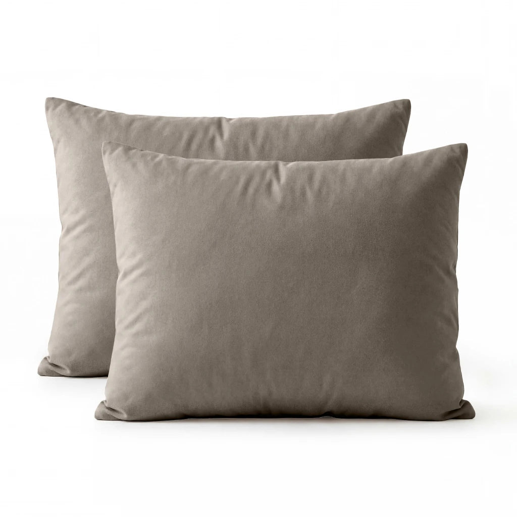 Lazy Kussensloop Percale 2Pack Taupe Bruin 60 x 70