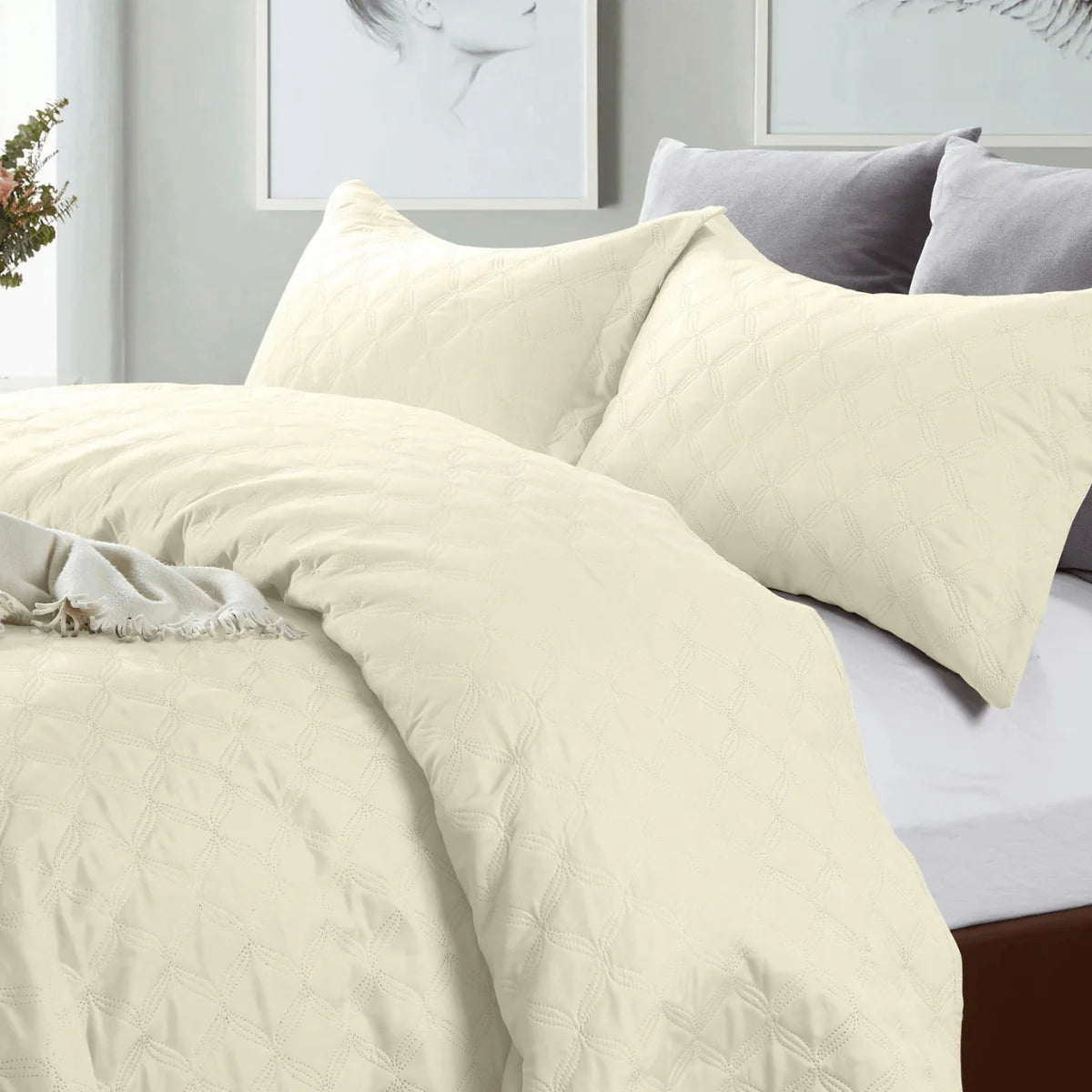 Bedsprei Chrone - Creme - OUTLET