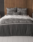 Dekbedovertrek Bonne Nuit 4 Antraciet