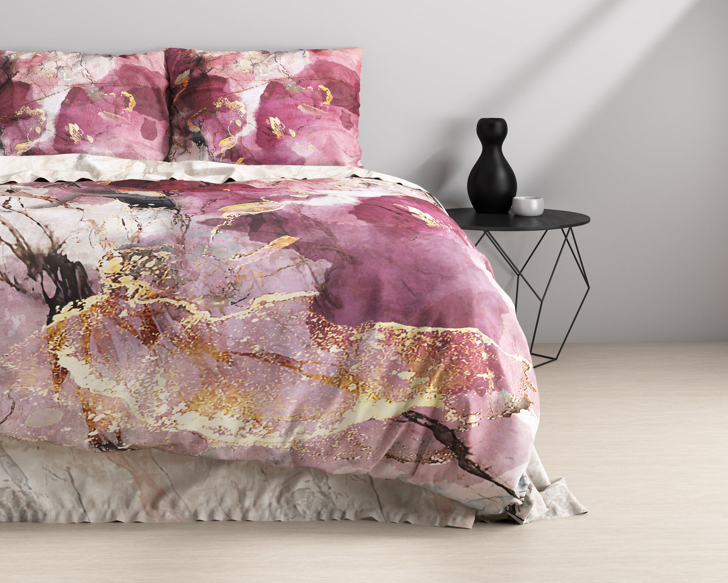 Dekbedovertrek Breccia - Roze