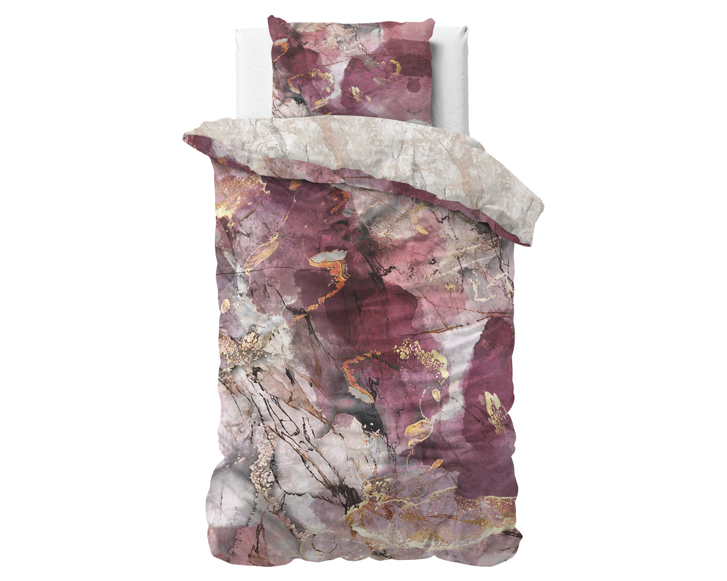 Dekbedovertrek Breccia - Roze