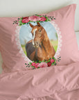 Dekbedovertrek Cute Horse - Roze