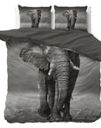 Dekbedovertrek Elegant Elephant Antraciet