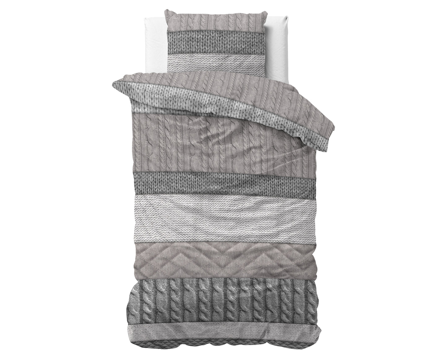 Dekbedovertrek Flanel Elin Taupe