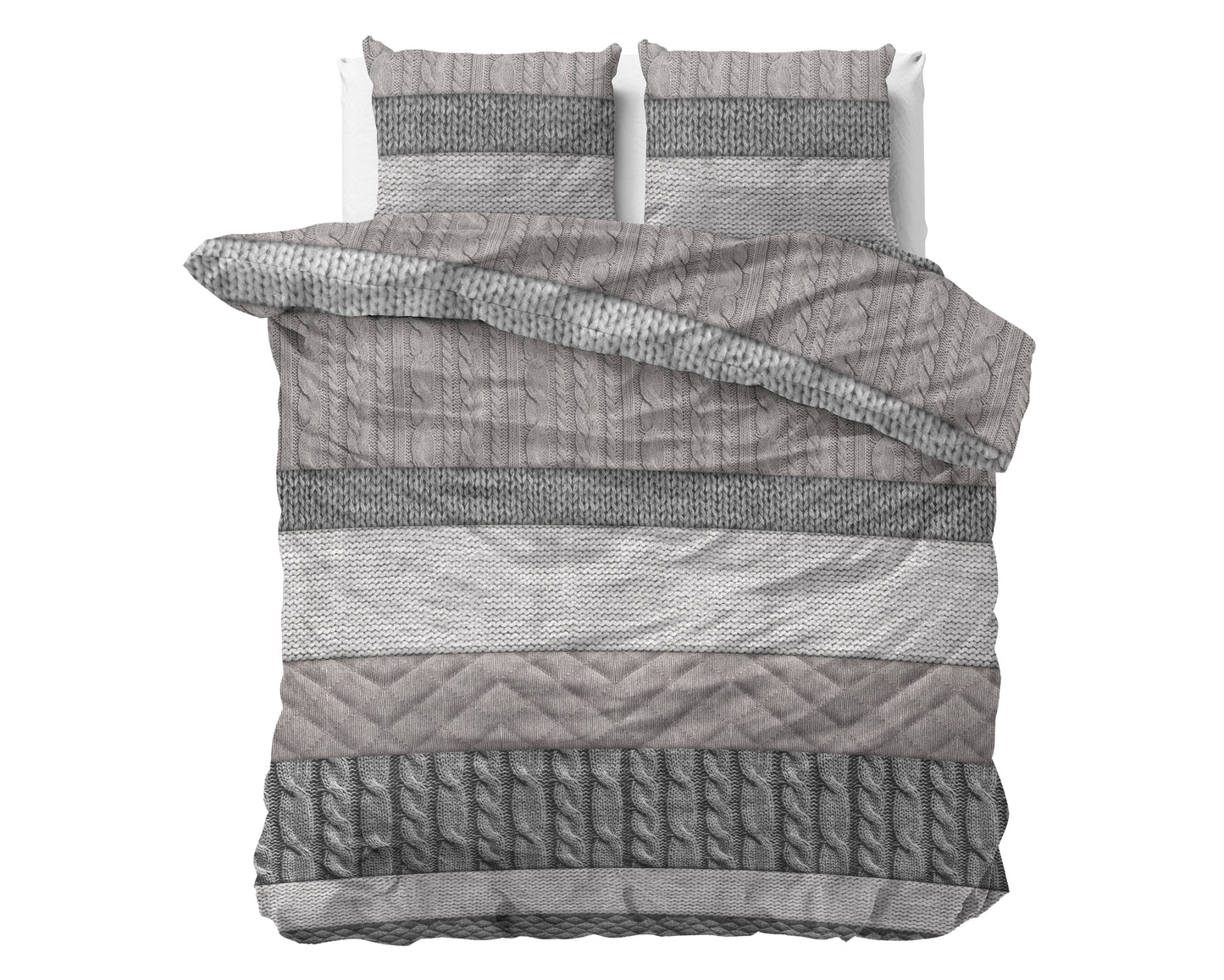Dekbedovertrek Flanel Elin Taupe