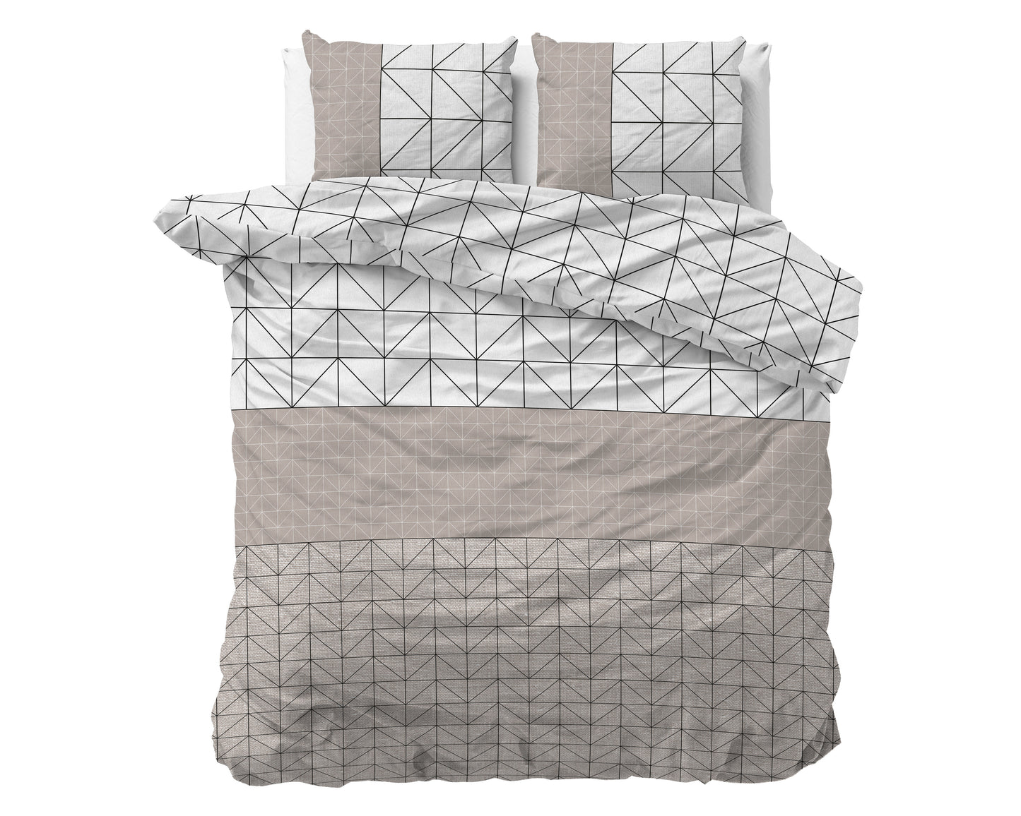 Dekbedovertrek Flanel Gino Taupe