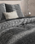 Dekbedovertrek Flanel Gradient Knits - Antraciet