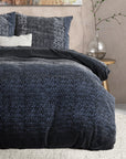 Dekbedovertrek Flanel Gradient Knits Blauw