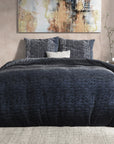Dekbedovertrek Flanel Gradient Knits Blauw
