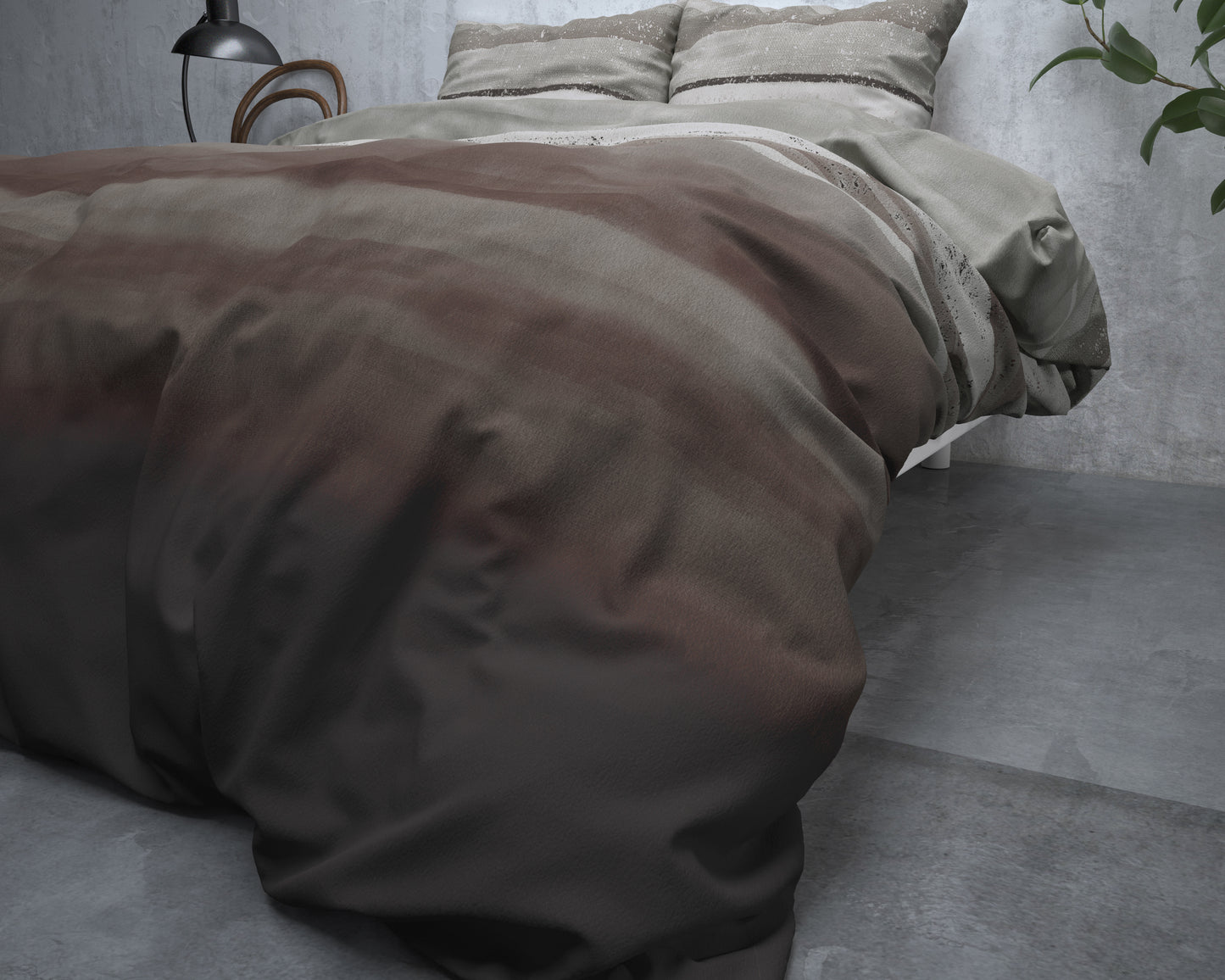 Dekbedovertrek Flanel Marcus Taupe