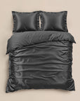Dekbedovertrek Glossy satijn Anthracite