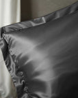 Dekbedovertrek Glossy satijn Anthracite