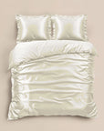 Dekbedovertrek Glossy satijn creme