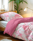 Dekbedovertrek Hearts love Roze