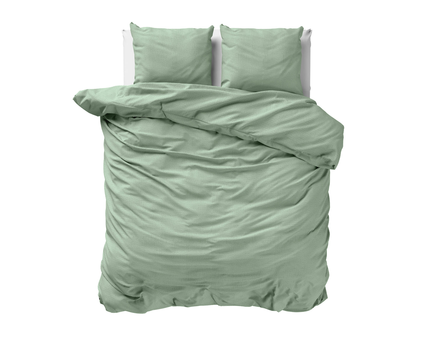 Dekbedovertrek Mousseline Groen
