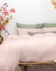 Dekbedovertrek Mousseline Roze