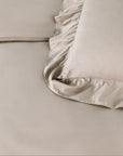 Dekbedovertrek Ruffles Taupe