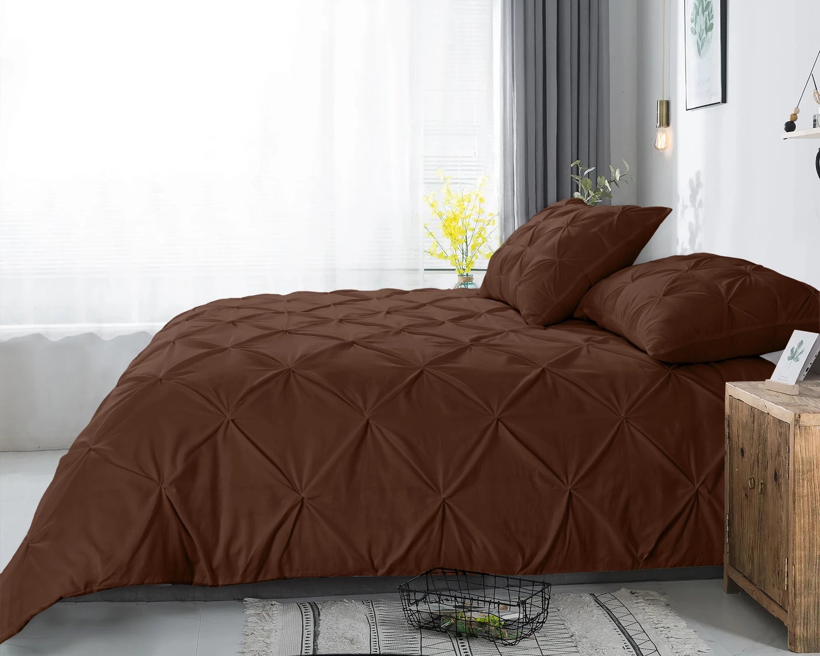 Dekbedovertrek Salvador Bruin 100% katoen