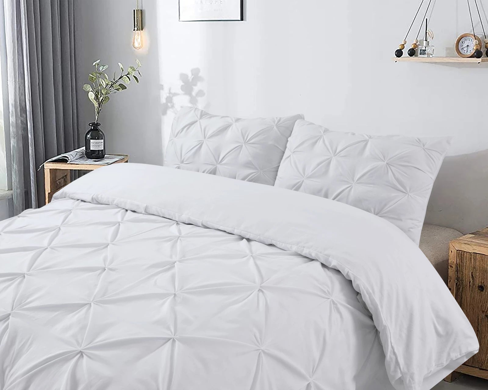 Dekbedovertrek Salvador Wit 100% katoen