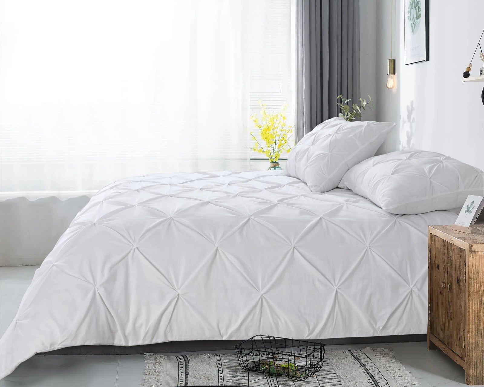 Dekbedovertrek Salvador Wit 100% katoen